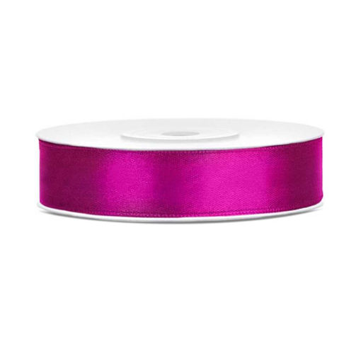 Picture of SATIN RIBBON FUCHSIA 12MM PER METRE